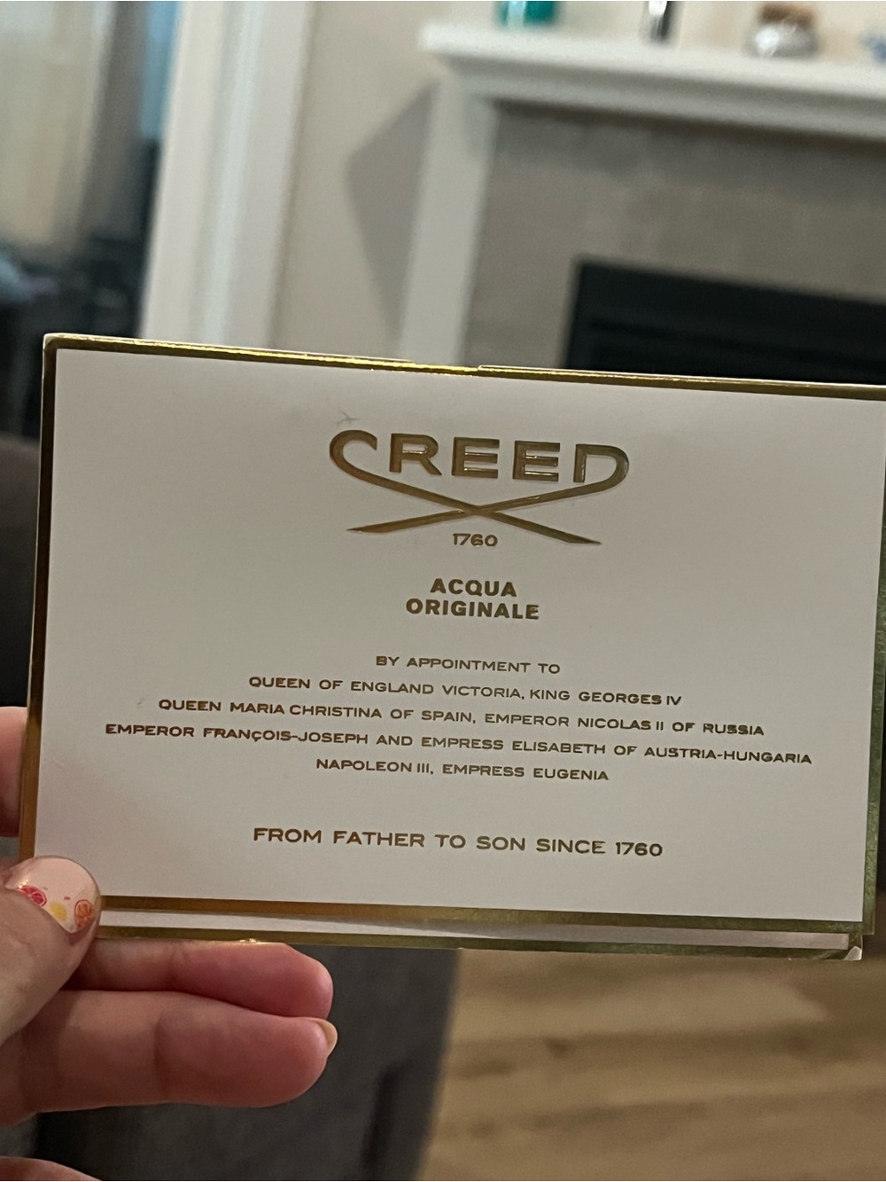 New Sample of Creed Acqua Original